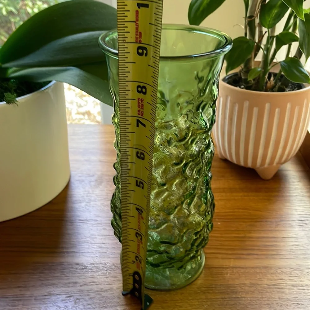 EO Brody Crinkled Glass Vase VINTAGE